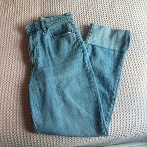 Abercrombie Curve love 90’s ultra high rise straight jeans